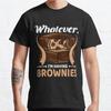 Мужская мода повседневные короткие рукава Whatever I'm Having Brownies Топы эстетичные винтажные футболки большого размера
