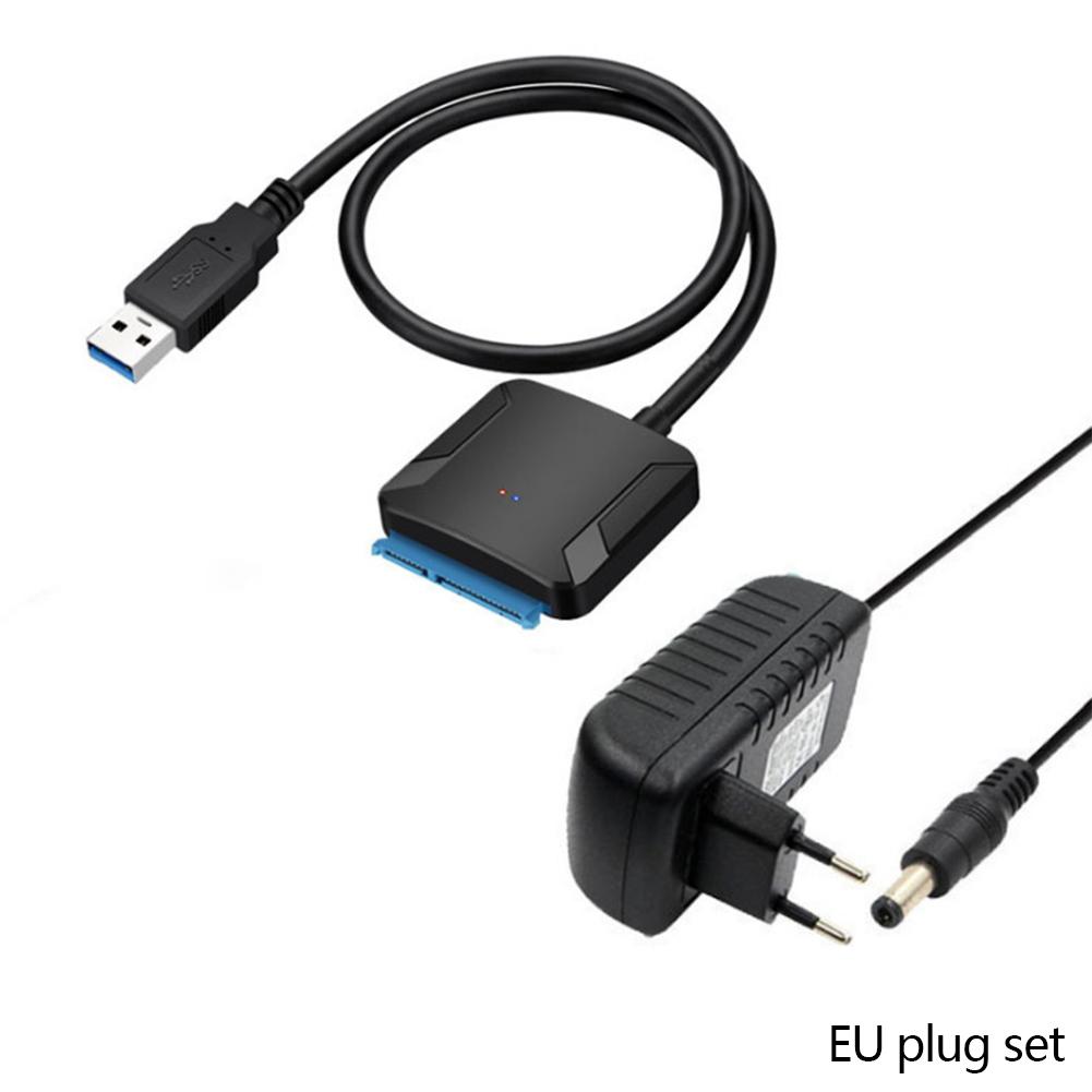 Adapter To Sata 30 Usb Cable For 3525 Inch Ssd Hdd Sata Iii Hard Drive Disk Converter Support Uasp With 12v Power Adapter
