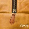 2x Брелоки для молнии из ПУ кожи, сменные брелоки для молний для рюкзаков, багажных сумок