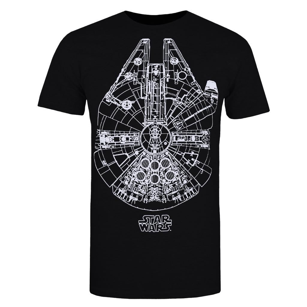 Star Wars Mens Millennium Falcon T-Shirt
