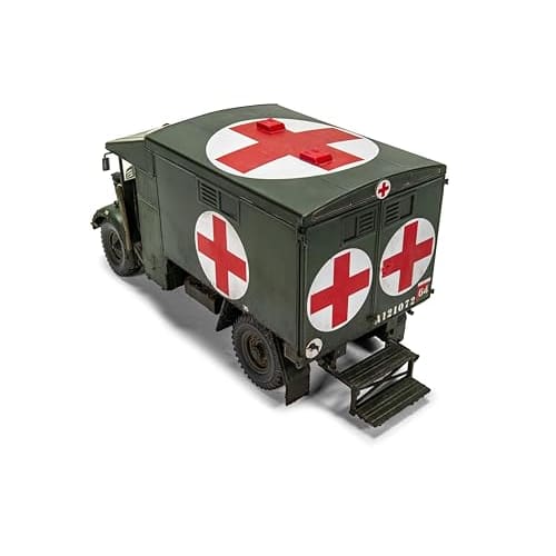 Airfix 1/35 British Army Austin K2/Y Ambulance Plastic Model X1375 Molded Color A1375