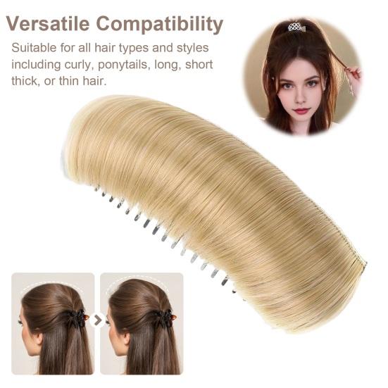 Yousheng 3 шт. невидимая накладка для волос натуральная основа для волос зажим для укладки волос вставка инструмент для объема DIY увеличение волос аксессуар