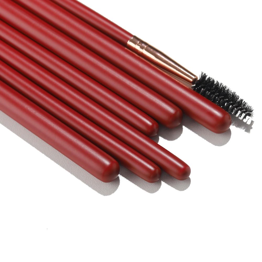 Новые 7 шт., высококачественные кисти для красных глаз, кисть для макияжа глаз, инструмент для теней для век, косметический набор для красоты