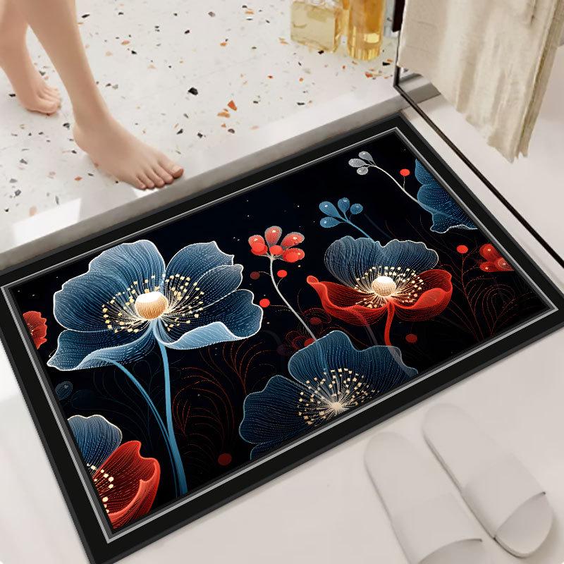 Водопоглощающие противоскользящие коврики в форме сердца: Износостойкое средство для удаления пыли с крыльца и входных дверей