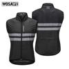 Wosawe Sleeveless Cycling Jersey Windproof Breathable MTB Bike Riding Top Sports Jacket for Men and