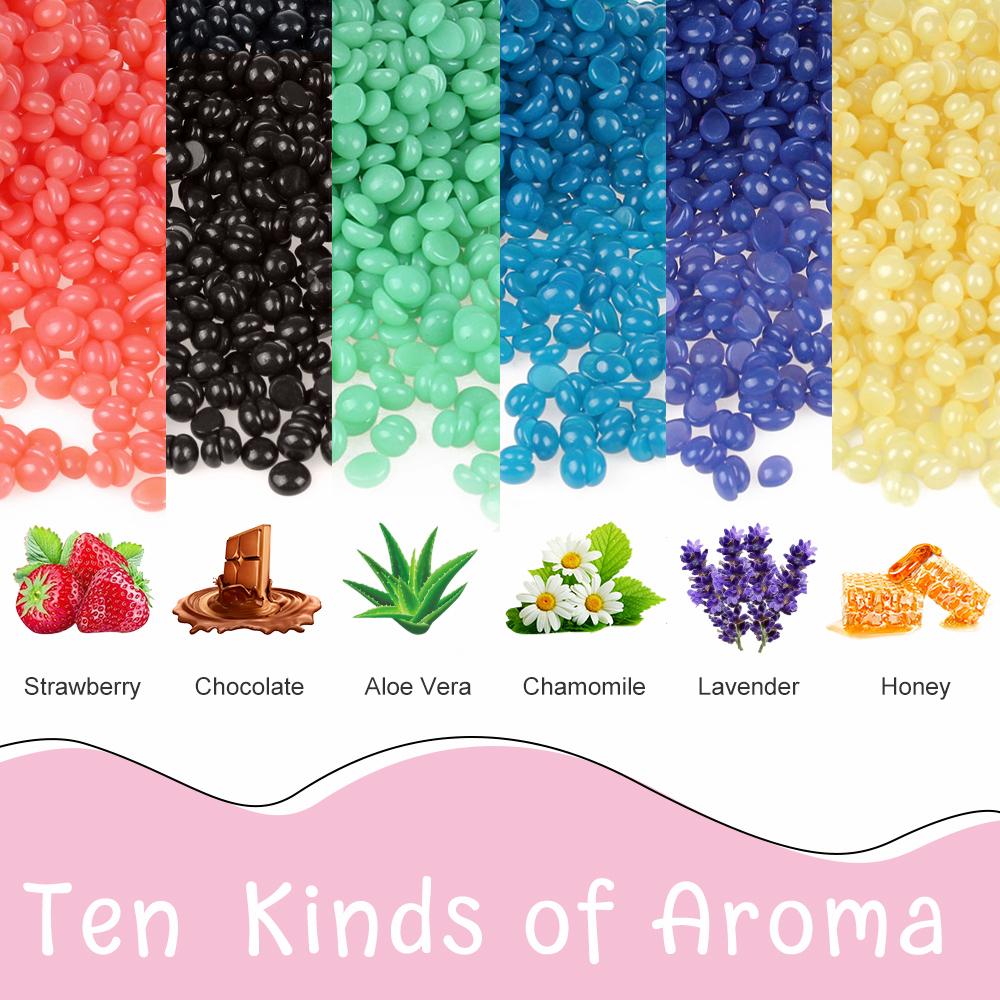 100 г/упак., восковые бобы для удаления волос, безбумажные твердые восковые гранулы, для удаления бикини, волос на лице, ногах, руках, бобы для удаления волос, унисекс, для бровей