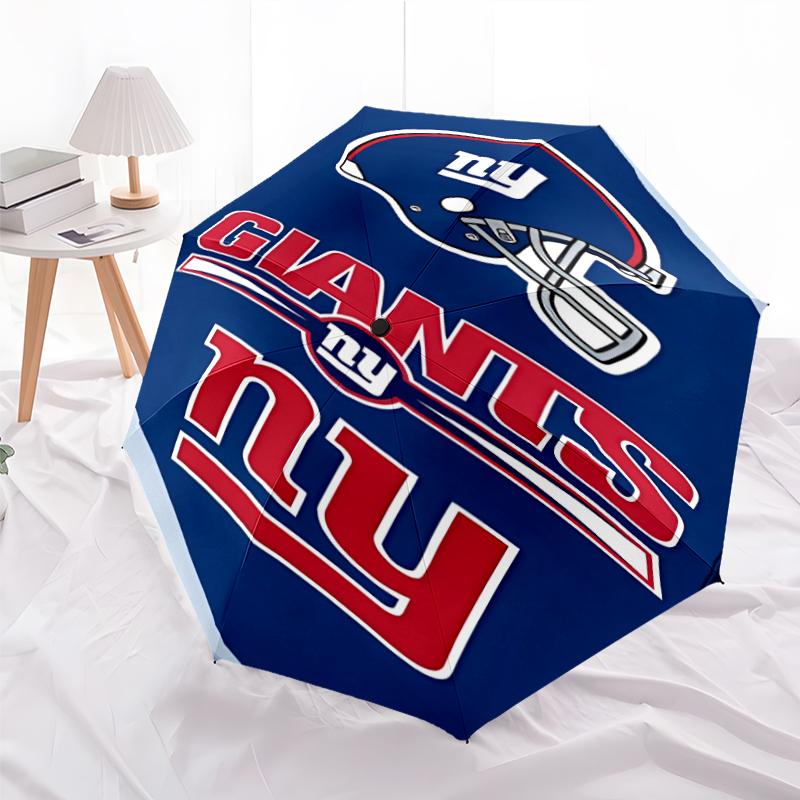 Складной зонт с принтом логотипа New York Giants, для улицы, отдыха и путешествий, прочная ткань зонта, подарок на день рождения и праздник