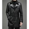 Autumn And Winter Genuine Leather Coat Men Clothing Winter New Thick Warm Sheepskin Jacket Casual Large Size Men's Trench