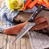 Нож для резки костей из дамасской стали VG10. 67 слоев высокоуглеродистой стали, выкованных из ножа для резки. Нож для резки мяса и рыбы.