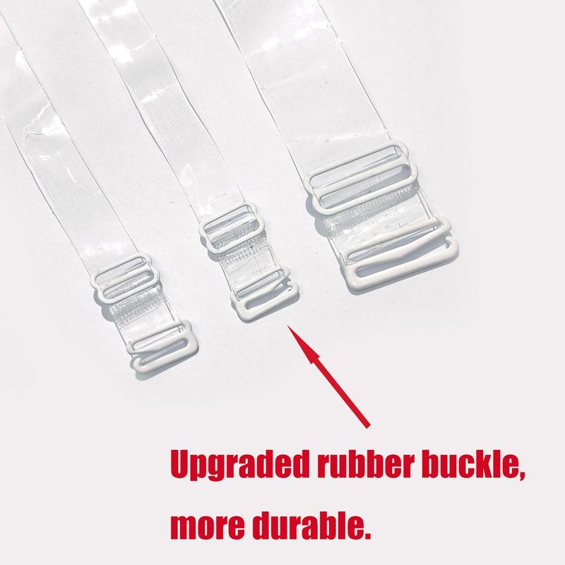 Women Invisible Strap Bra Plus Size Underwear Half Coverage Ultra-Thin Breathable Lingerie with Wired 85-100Cd Cup Top