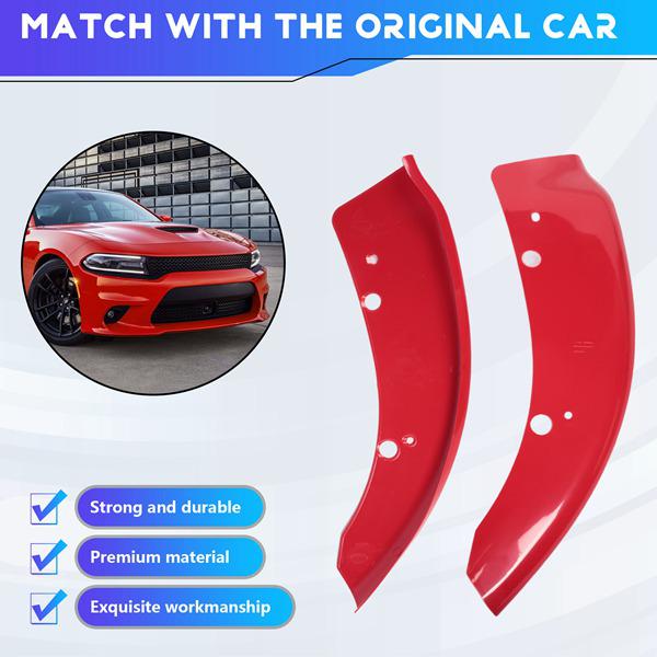 Front Bumper Corner Guards for 2015-2021 Dodge Charger Scat Pack (1 Pair)