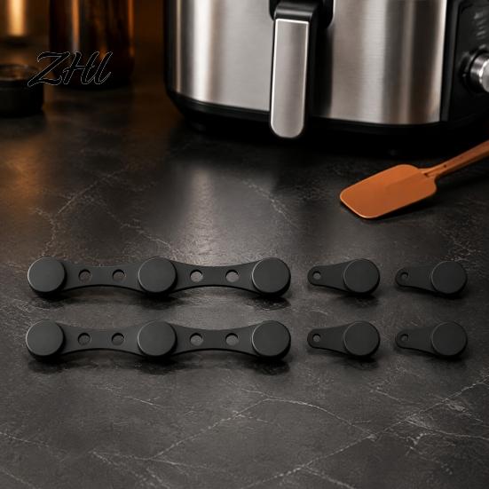 Heat Resistant Silicone Clip Magnetic Air Fryer Parchment Paper Clips, Food Grade Buckle, Basket Liner Fixer Holder for Secure Placement And