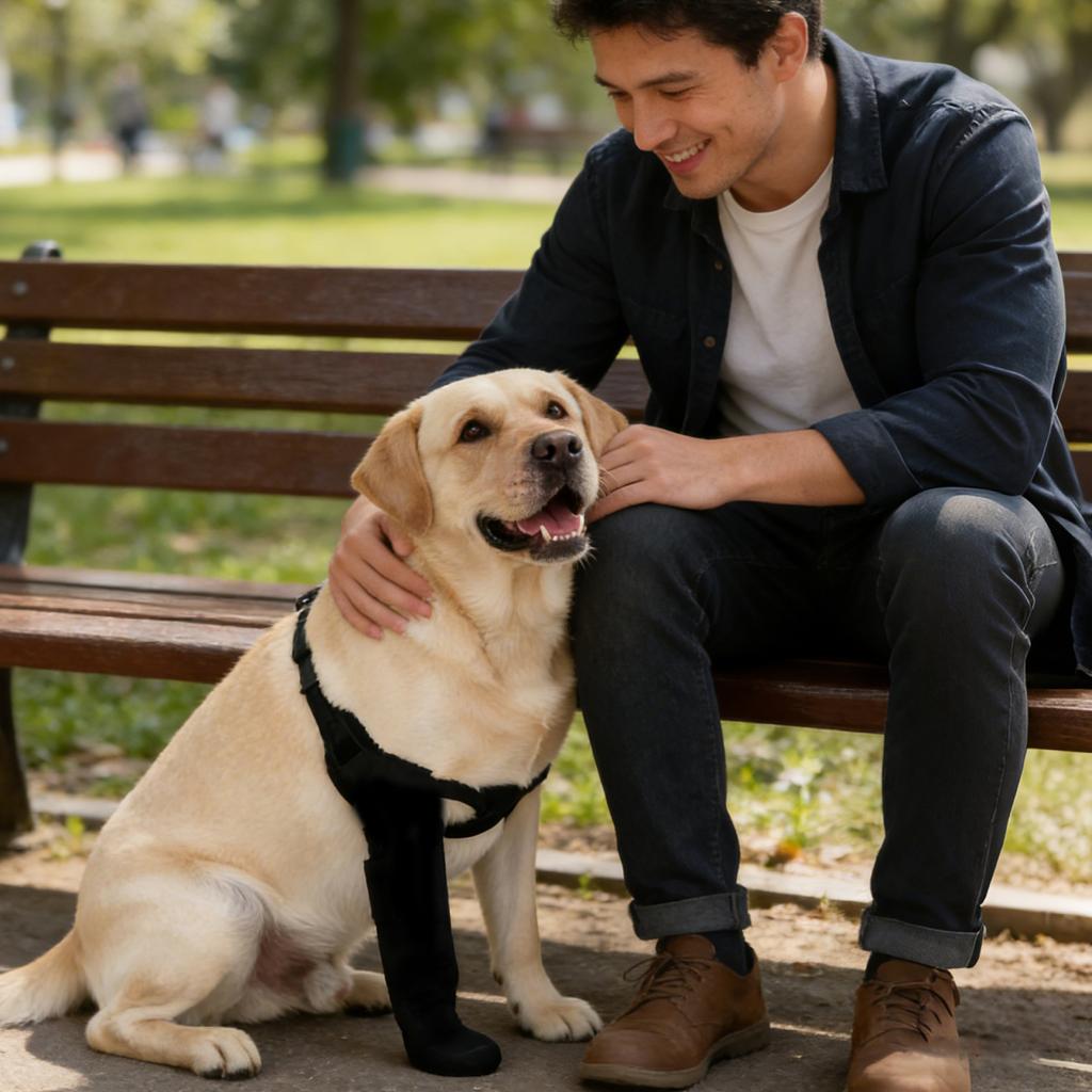 Передняя Левая Нога Сильная Поддержка Колено Собачья Наколенник Для Задней Ноги