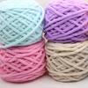 4*100G Chenille Yarn 100% Polyester Vegan Chunky Jumbo Knitting Materials Scarves Blankets