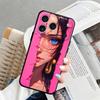 Чехол One Piece Нико Робин Нами для iPhone XR XS Max 13 12 11 17 Pro Max 15 16 14 Plus 7 8 17Air Черный Мягкий Чехол для Телефона