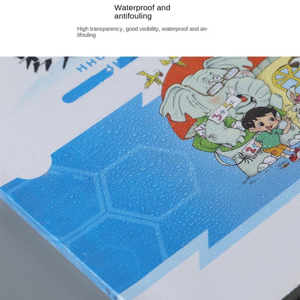 10 листов самоклеящейся защитной обложки для книг, прозрачная защитная пленка для блокнота, канцелярские принадлежности