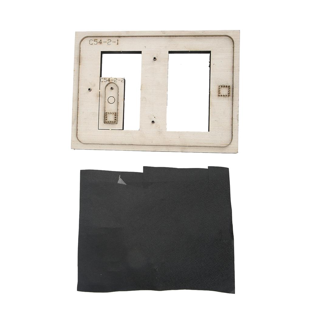 Вырубной штамп для кожи C54 из высокоуглеродистой стали с толстой основой, простой в использовании вырубной штамп для кожи