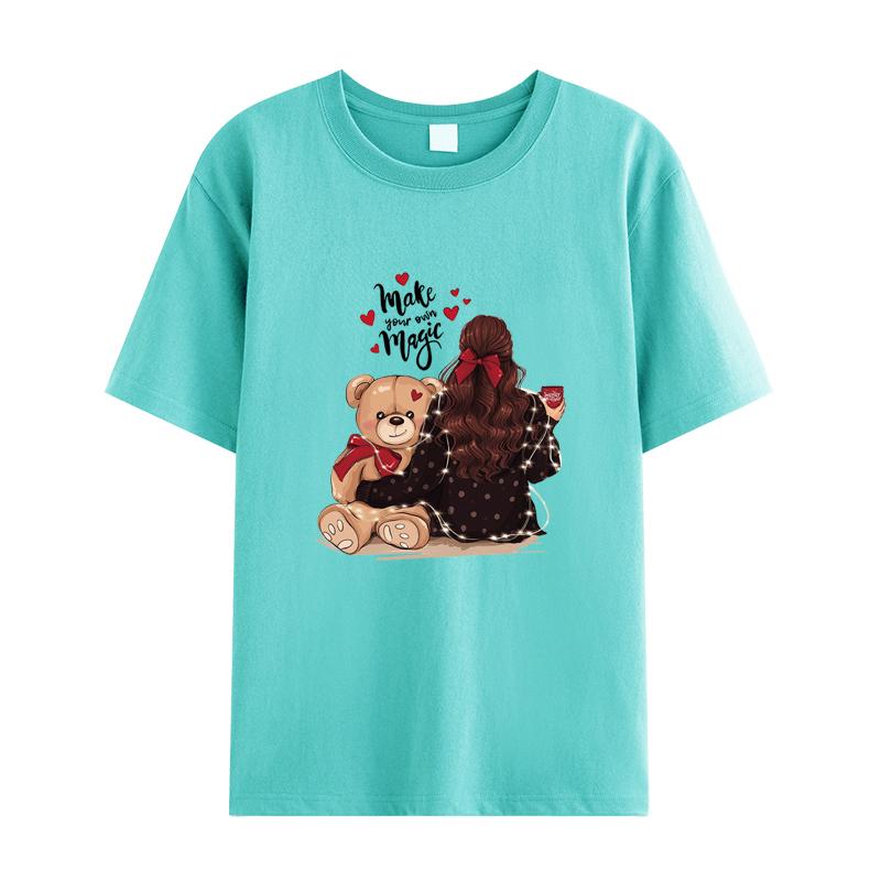 Girl Pattern Patches Fashion Woman Heat Transfer Stickers Jeans Diy Accessory Sticker Heat Press Appliqued Iron On Patch Custom