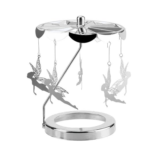 Топпер-карусель для свечи, вращающийся топпер для чайной свечи, вращающаяся карусель, украшение для чайной свечи для центрального элемента, каминной полки, стола