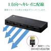 ELECOM HDMI Switcher [PS4PS3Switch Compatible] 4 Inputs 1 Output AutomaticManual Switching Cableless Model Black DH-SWL4CBK
