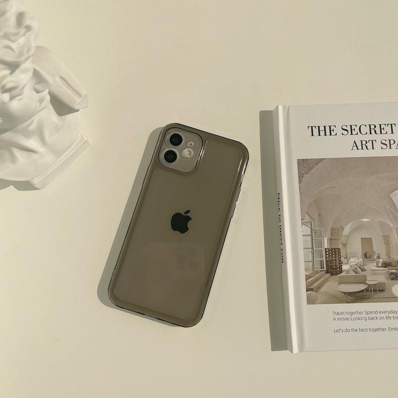 Прозрачный простой однотонный чехол для iPhone 15 Pro Max, Apple 12, 14, XS - в японском и корейском стиле