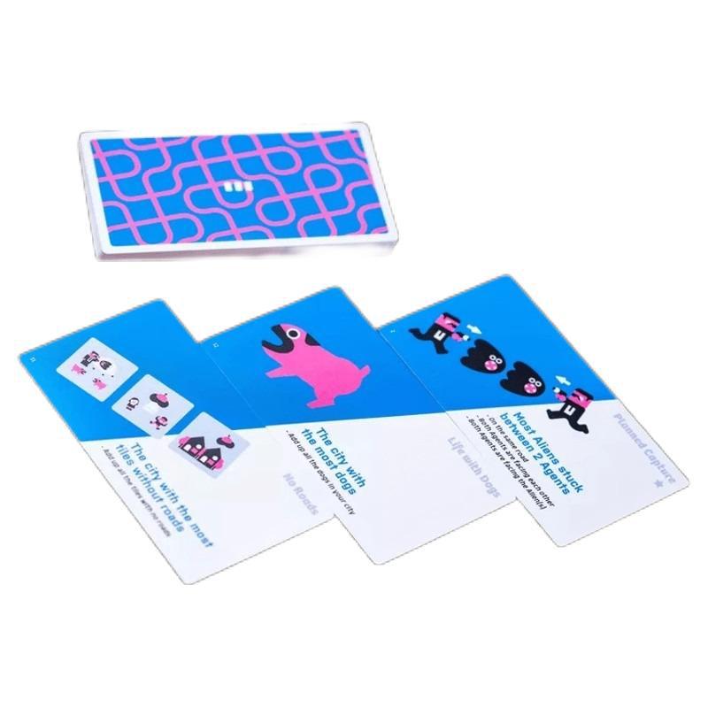 ПАНИКА ДЕВЯТИ КАРТОЧЕК Семейная Вечеринка Смешная Настольная Игра Развлечение для Друзей