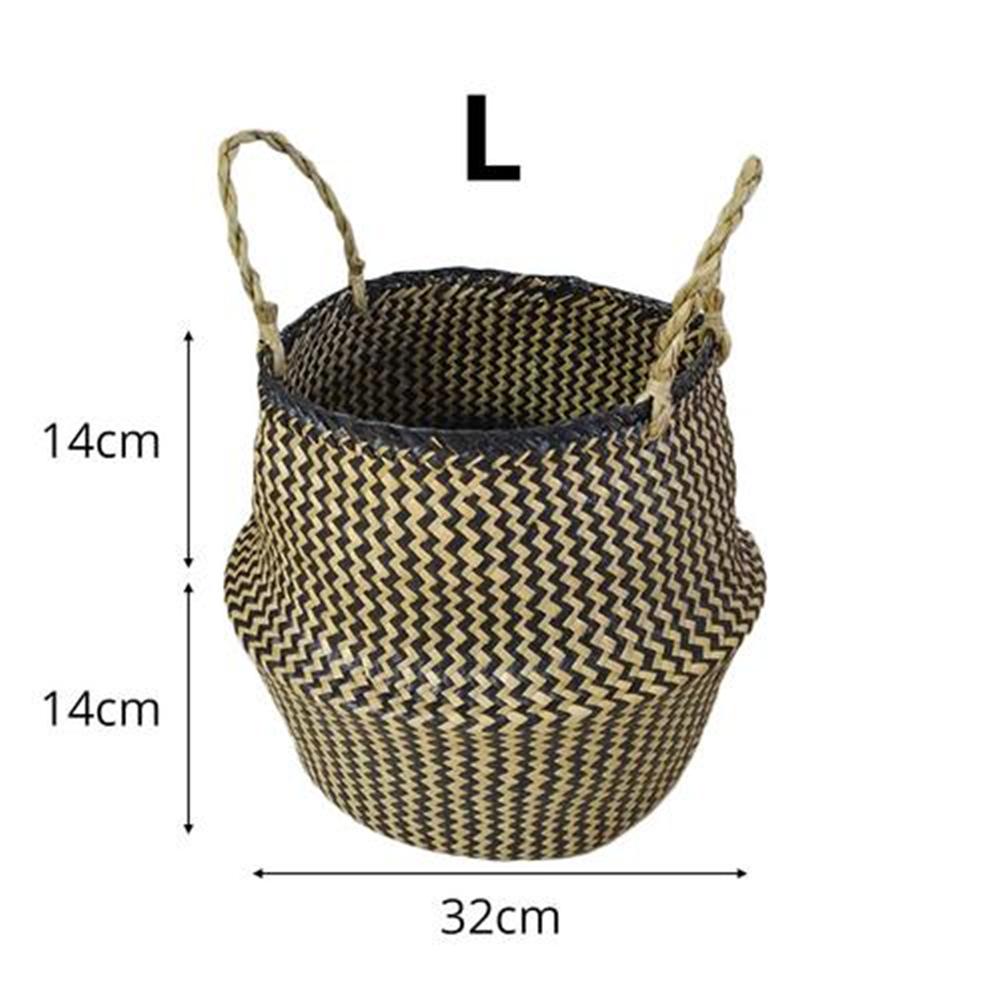 Скандинавская складная корзина для хранения водорослей, лоскутная корзина для белья, садовый цветочный горшок, корзина для белья