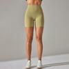 Европейские и американские новые нюдовые шорты для йоги – женские, с двусторонней ворсистой тканью, плотные эластичные, трехточечные, с дизайном «персиковые ягодицы».