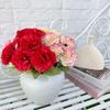 Handmade Carnation Faux Flowers For Wedding Decor And Photography Accessories