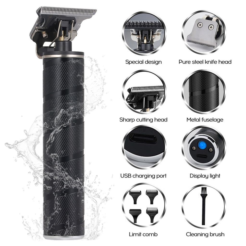 Portable Hair Clipper Hair Trimmer Hair Cutter Rechargeable Hair Shaver USB Recharging