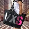Large Capacity Female Travel Shopping Bags Letter Tote Women Shoulder Bags Trendy Waterproof Tote Beach Bag