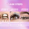 1pc Glitter Diamond Mascara Sparkly Snowflake Waterproof Smudge-proof Eyelash Makeup For Music Festival