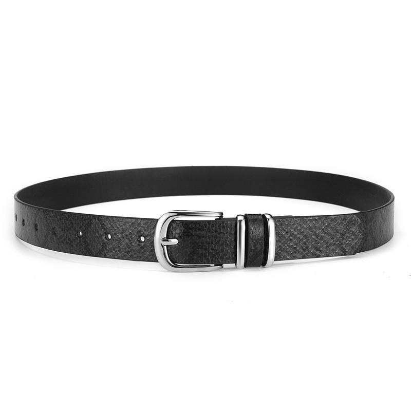 Элегантный женский модный ремень в стиле ретро с узором змеи и соблазнительной металлической пряжкой