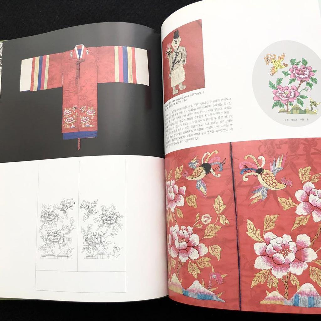 [USED] Korean embroidery design pattern collection "Embroidery Patterns