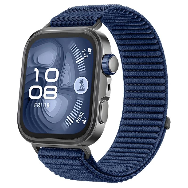 Нейлоновый плетеный ремешок-петля для Huawei Watch Fit 4 3 Официальный удобный браслет-ремень для Huawei Watch Fit 4 Pro Ремешок для часов Correa