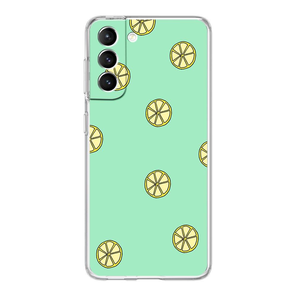 Средиземноморский Лимон Чехол для Телефона Для Samsung Galaxy S22 5G S20 Ultra S21 FE 5G S10E S9 S8 S10 Plus Note 20 10 Прозрачный Силиконовый Чехол