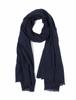 Yak Wool Solid Color Extended Shawl - Warm, Fashionable Scarf for Men and Women