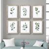 Watercolor Leaf Green Posters Botanical Eucalyptus Prints Canvas Painting Wall Art Pictures for Living Room Home Decoration