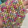 Ван Лэй Цветной Турмалин Рассыпные Круглые Бусины для Изготовления Ювелирных Изделий Своими Руками