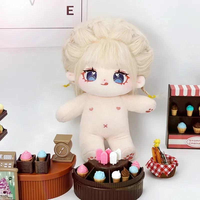 20 см Хлопковая кукла Наянана Голая кукла Одевалка Детская одежда Плюшевые игрушки Кастомизация Фигурки игрушки Рождественская коллекция Подарки