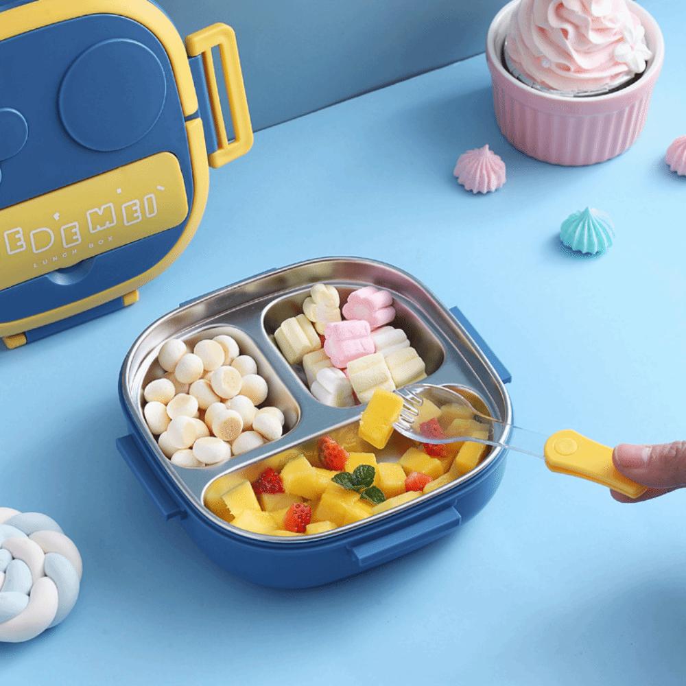 304 Stainless Steel Compartment Lunch Box 550ml Food Container Lunch Storage Container For Office