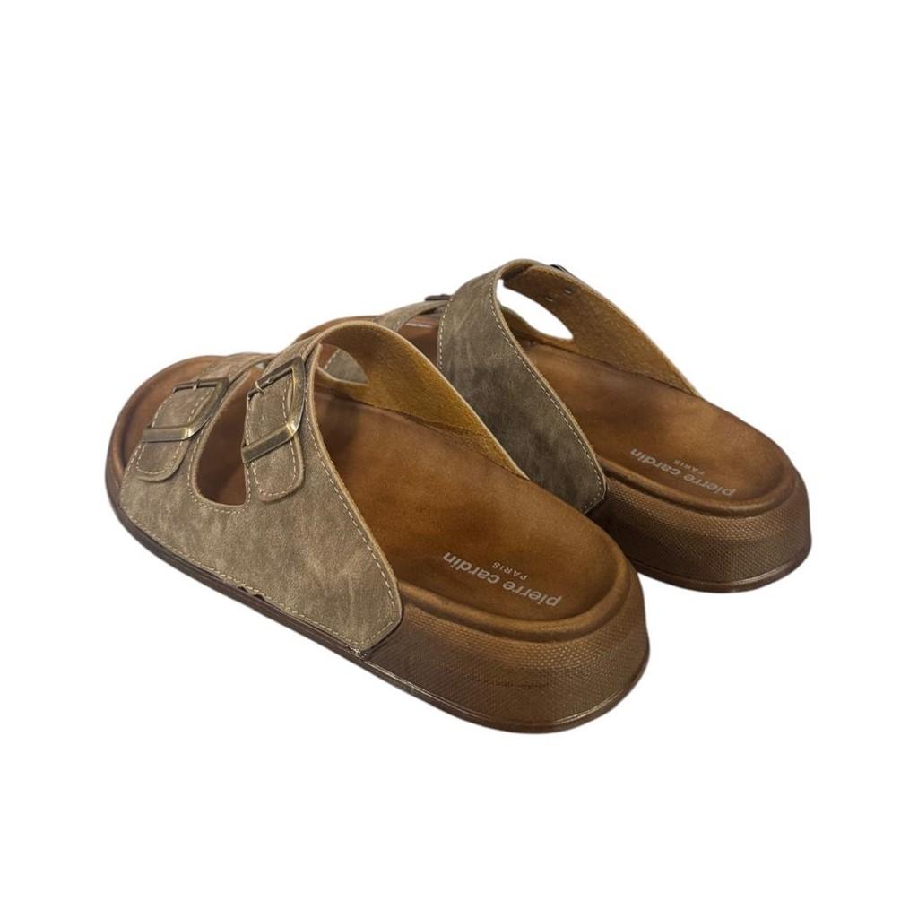 Pierre Cardin Double Banded Anatomical Sole Men's Slippers