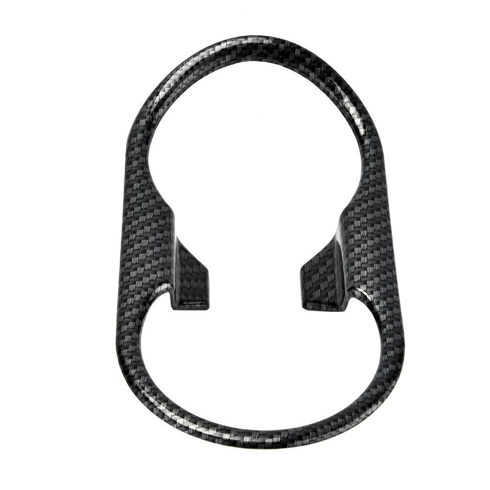 1 шт. Накладка-декорация на рамку подстаканника передней панели для MG ZS 2017 2018, углеволокно