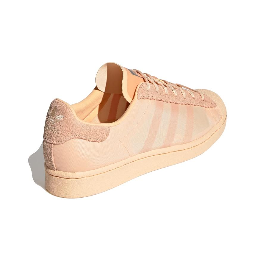 adidas Оригинальные кроссовки Superstar с низким верхом, кроссовки унисекс, ярко-оранжевые FZ5215