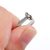 1Pc Stainless Steel Fishing Pliers Quick Split Ring Opener Tweezers Double Loop Ring Opening Tool Fishing Line Accessories