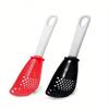 1pc Pizza Shovel Heat-resistant Hanging Hole Innovative Potato Garlic Press Colander Tableware Leaky Spoon