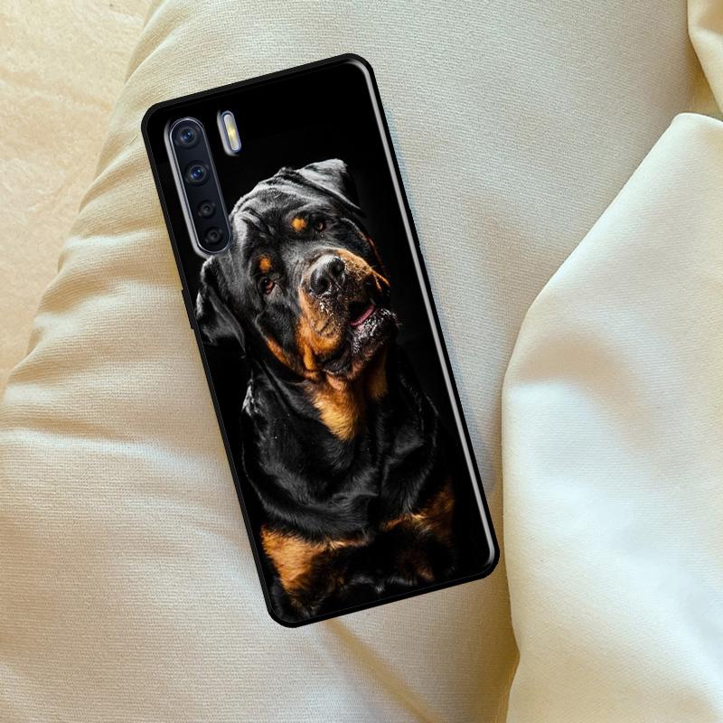 Чехол для собаки породы Ротвейлер для Oppo A98 A78 A18 A38 A58 A5 A6 Pro A54 A74 A94 A17 A57 A80 A60 A40 A96 A76 A16 A15
