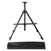 Artist Easel Stand Ferroalloy Adjustable Folding Tripod Display Easel for Drawing Painting Black