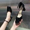 Luxury Sexy Women High Heels Classic Dress Block Heels Pumps Elegant Woman Heeled Shoes Party Office Shoes Female Heeled Sandals
