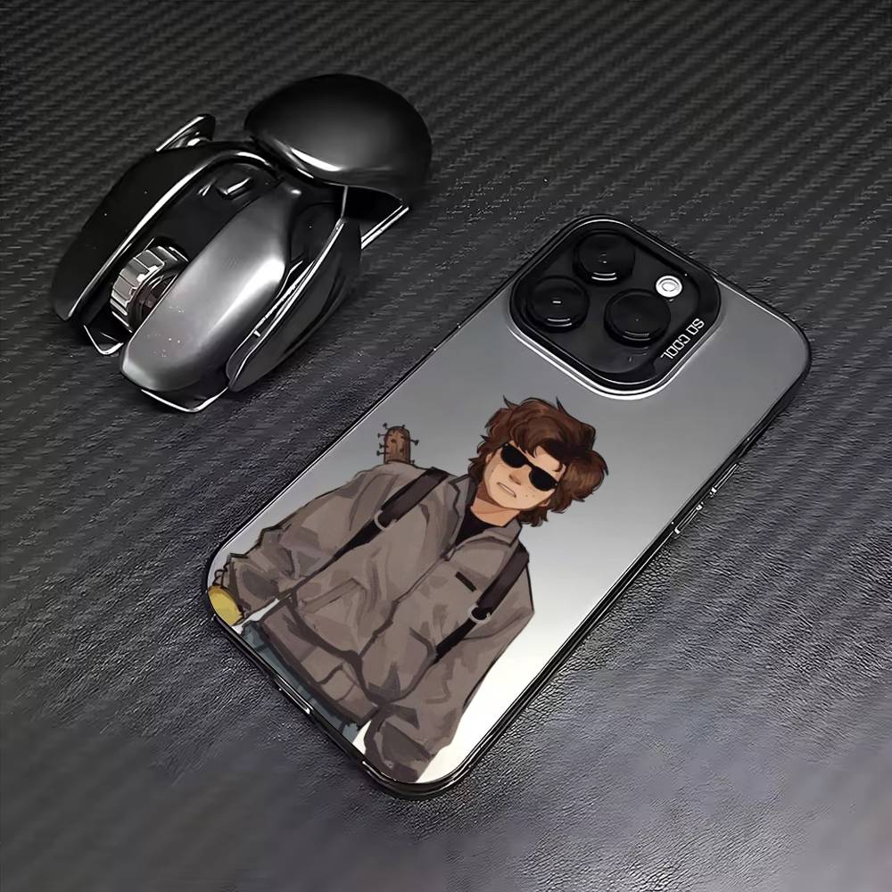 D-Djo Singer J-Joe K-Keery Чехол для телефона для iPhone17,16,15,14,13,12,11 Plus,Pro Max Цветной Серебряное покрытие Внутренняя крышка